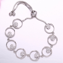 Imitado Diamond Tennis pulsera elegante estilo regalo para la boda compromiso cumpleaños dubai joyería para niña